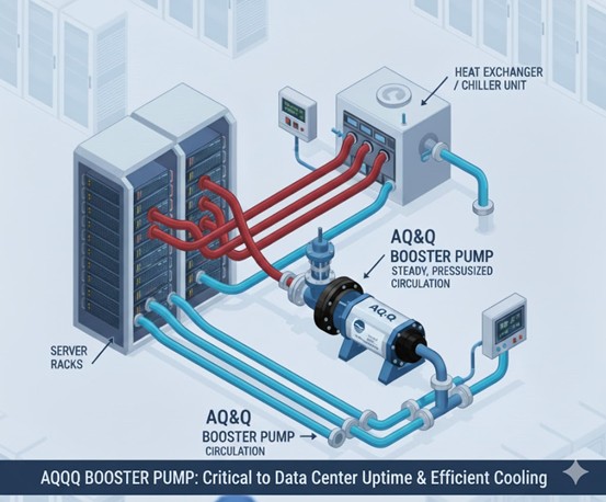 Einsatz von AQ&Q-Pumpen in Flüssigkeitskühlsystemen von Rechenzentren