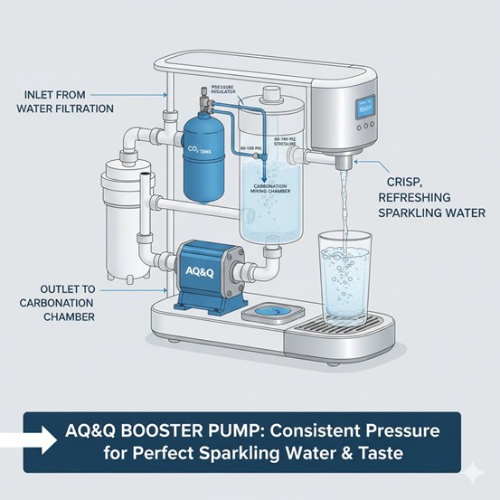 Einsatz von AQ&Q-Pumpen in Sprudelwassermaschinen